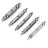 5pcs HSS Damaged Screw Extractor Speed Out Drill Bits Double Head Broken Bolt Extractor