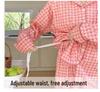 Plus Size Maternity & Postpartum Pajama Set with Breast Pads - Long Sleeve, Spring & Autumn Nursing Wear