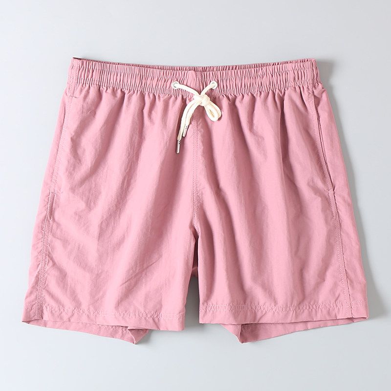Summer Men Export Quick-Drying Candy-Colored Shorts Outdoor Sports and Casual Pure Color Swimming by the Sea Beach Shorts