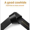 Men's Genuine Leather Belt Without Head and Buckle, Automatic Buckle, Extended Belt, Men's Belt