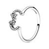 Cubic Zirconia Sterling Silver Rings Women's 197509CZ