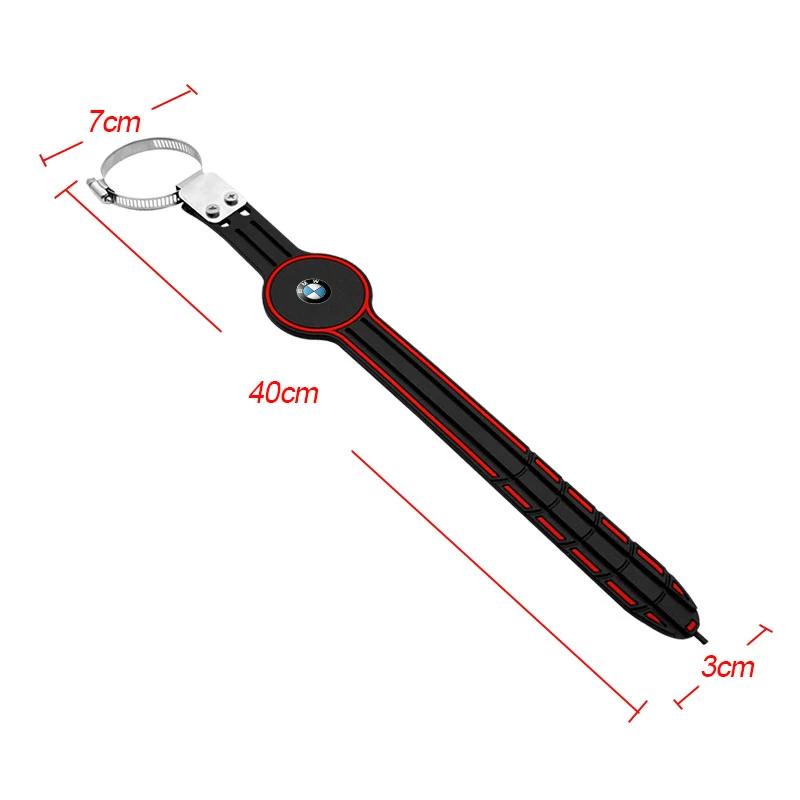 1Pcs M LOGO Car Anti-static Belt Grounding Car Safety Driving Tools For BMW X7 X3 X4 X5 X6 3 4 5 6 7 Series Z4 M M3 M5 M6 E38 E39 E46 E53 E60 E61 E64