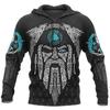 Sweat à capuche pour hommes, motif de tatouage d'aigle Vikings imprimé en 3D, mode décontractée, Harajuku Hip Hop, automne et hiver, surdimensionné, 2024