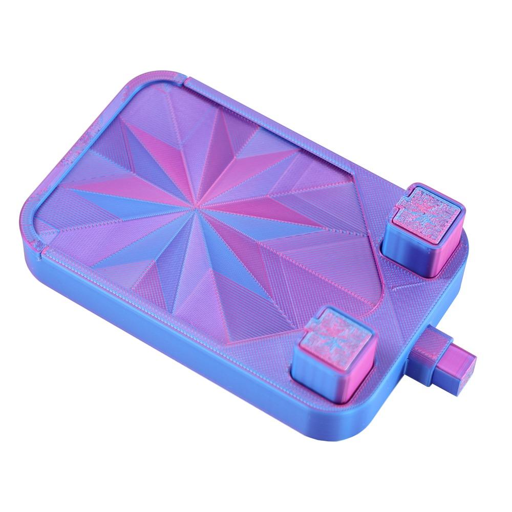 DIY Craft Diamond Painting Tray with Lid Beading Plates Storage Flip Drill Tray Multi Functional Embroidery Drill Storage Box