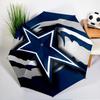 Dallas Cowboys Paraplu - Automatisch Open/Sluit, Compacte Paraplu met 8 Baleinen Essentieel voor BuitenPicknick Accessoire Ventilator Cadeaus