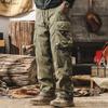 Mens Winter Duck Down Insulated Work Trousers Outdoor Ski Pants Thermal Straight Leg Cold Weather