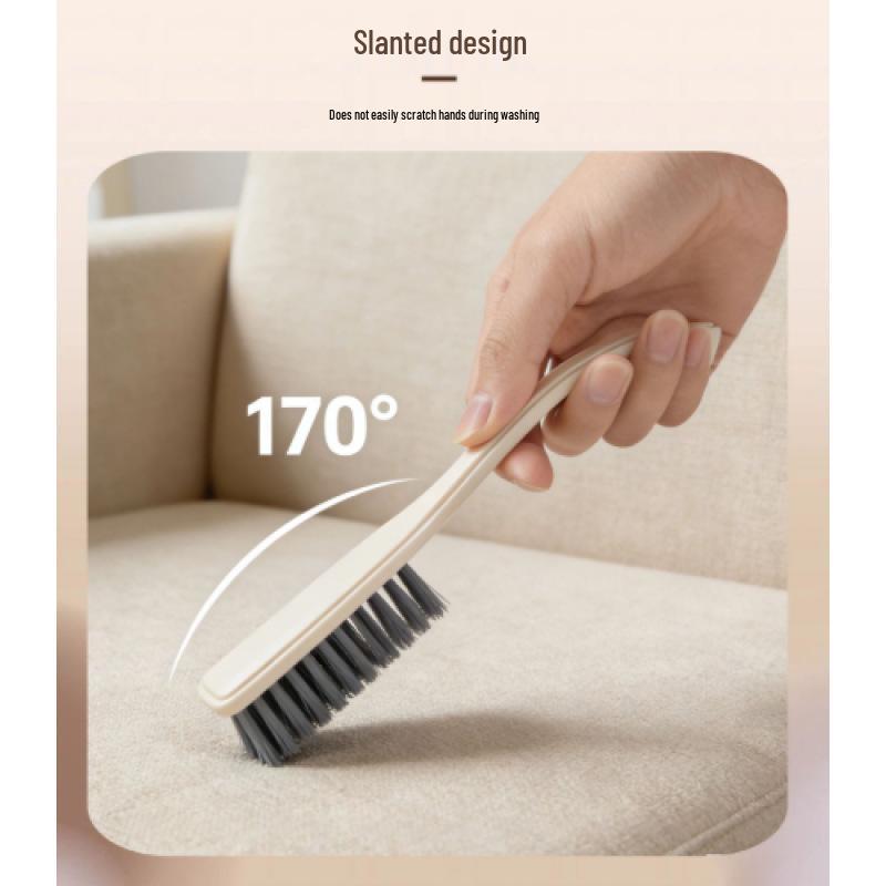 Soft Bristle Long Handle Shoe Brush – Gentle, Multi-Functional Cleaning Tool for Shoe Care and Laundry