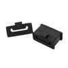 Black Muffler Hanger Bracket Exhaust System Muffler Saddlebag Support Bracket for Harley Tour Glide