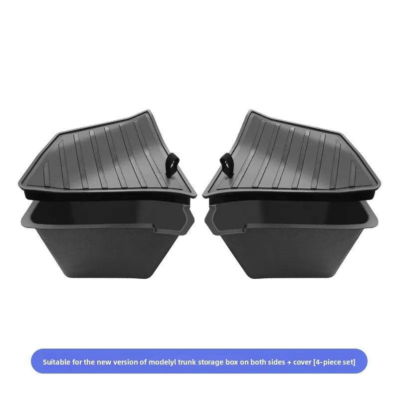 Autoaufkleber für Tesla Model Y Juniper 2025 TPE Kofferraum-Aufbewahrungsbox und Seitentaschen Werkzeugaufbewahrung und Innenraum-Auto-Modifikation Ca