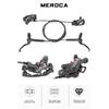Freni Meroca 4 Pistoni Freni Idraulici Freni per Bicicletta Mtb Pinza Rotor 160mm Set Bicicletta da Montagna 800/1400mm per E4 ZEE M420