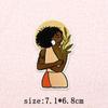 Black Girl Embroidery Patch Iron On Patches For Clothing Black Girl Magic Patches On Clothes DIY Sewing Ironing Patch Applique