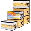 Thickened Transparent Storage Bag for Quilts and Clothes: Dustproof, Handheld, Multi-Purpose for Home, Travel, and Moving