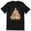 Guinea Pig Christmas Tree Unisexs Ladies Kids T Shirt Lovers X Mas Top
