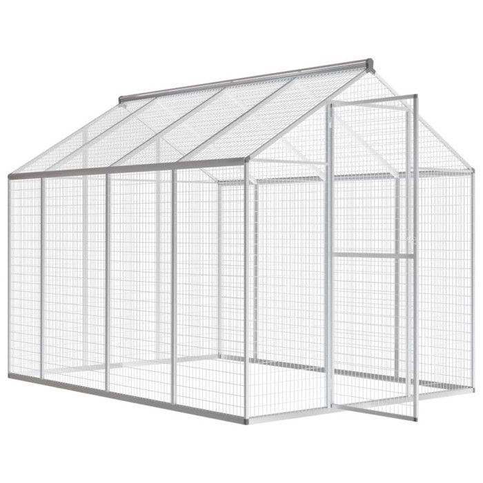 VidaXL Volière d'extérieur Aluminium 178 x 242 x 192 cm