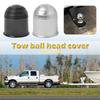 Universal 50mm Auto Anhängerkupplung Kugelabdeckung Kunststoff Ellipse Verhindern Fett und Schmutz Kappe Anhängerkupplung Caravan Trailer Towball Schützen
