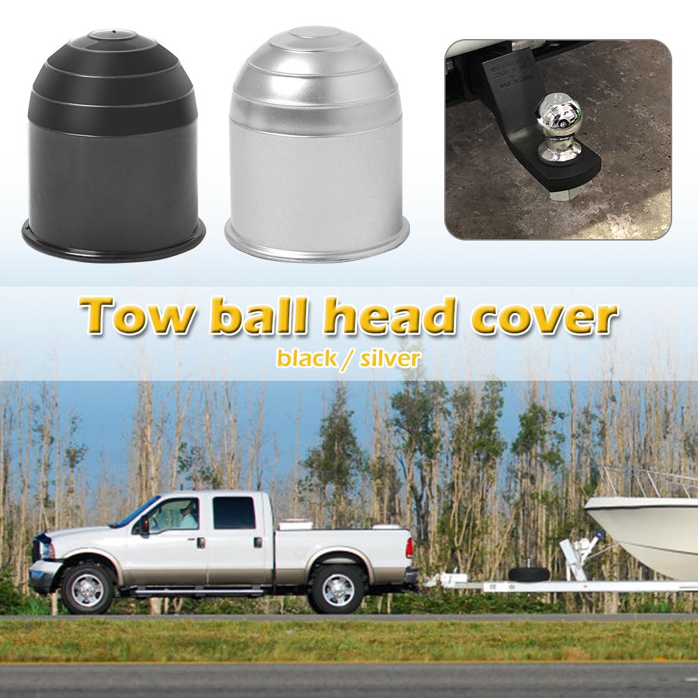 Universal 50mm Auto Anhängerkupplung Kugelabdeckung Kunststoff Ellipse Verhindern Fett und Schmutz Kappe Anhängerkupplung Caravan Trailer Towball Schützen
