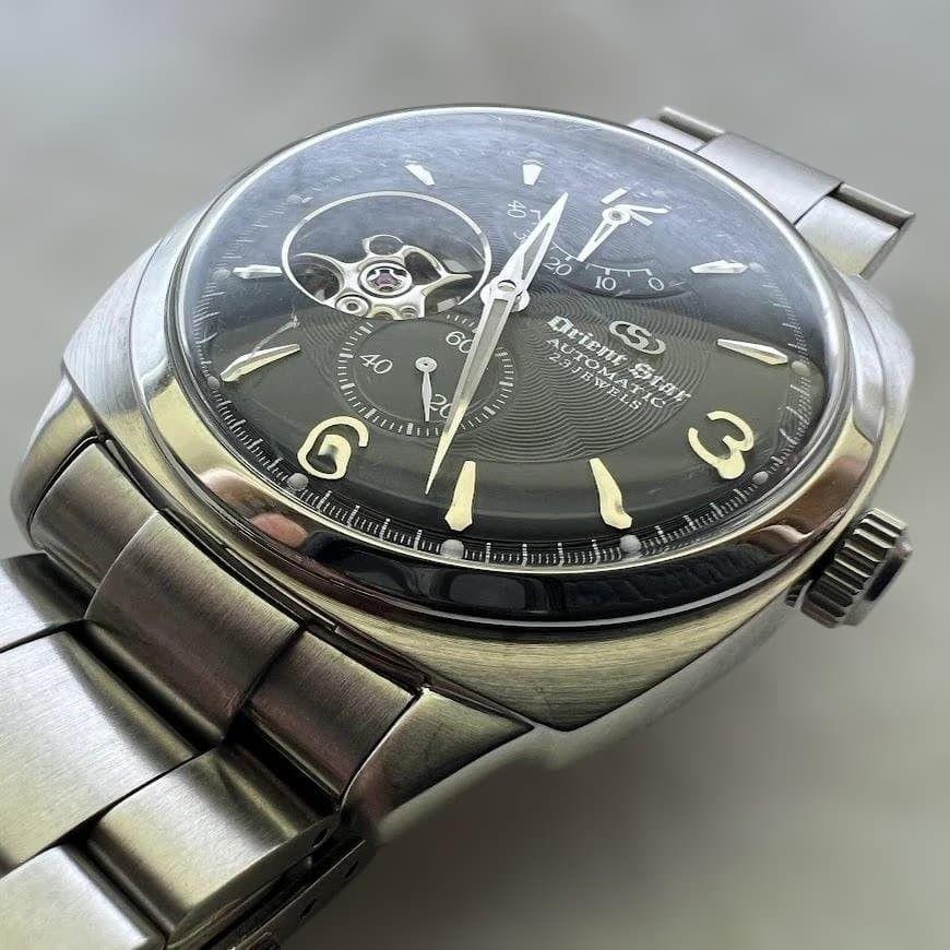 Used ORIENT STAR WZ0021FH Cushion Case Open Heart