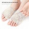 Summer Lace Toe Separator Slippers: Humanoid Sponge Foot Pad, Pressure Relief, Anti-Slip Invisible Half-Sole