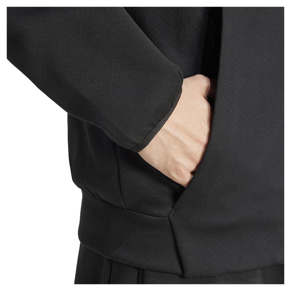 Adidas Z.N.E. Full Zip Sweatshirt Triple Layer Fabric Black