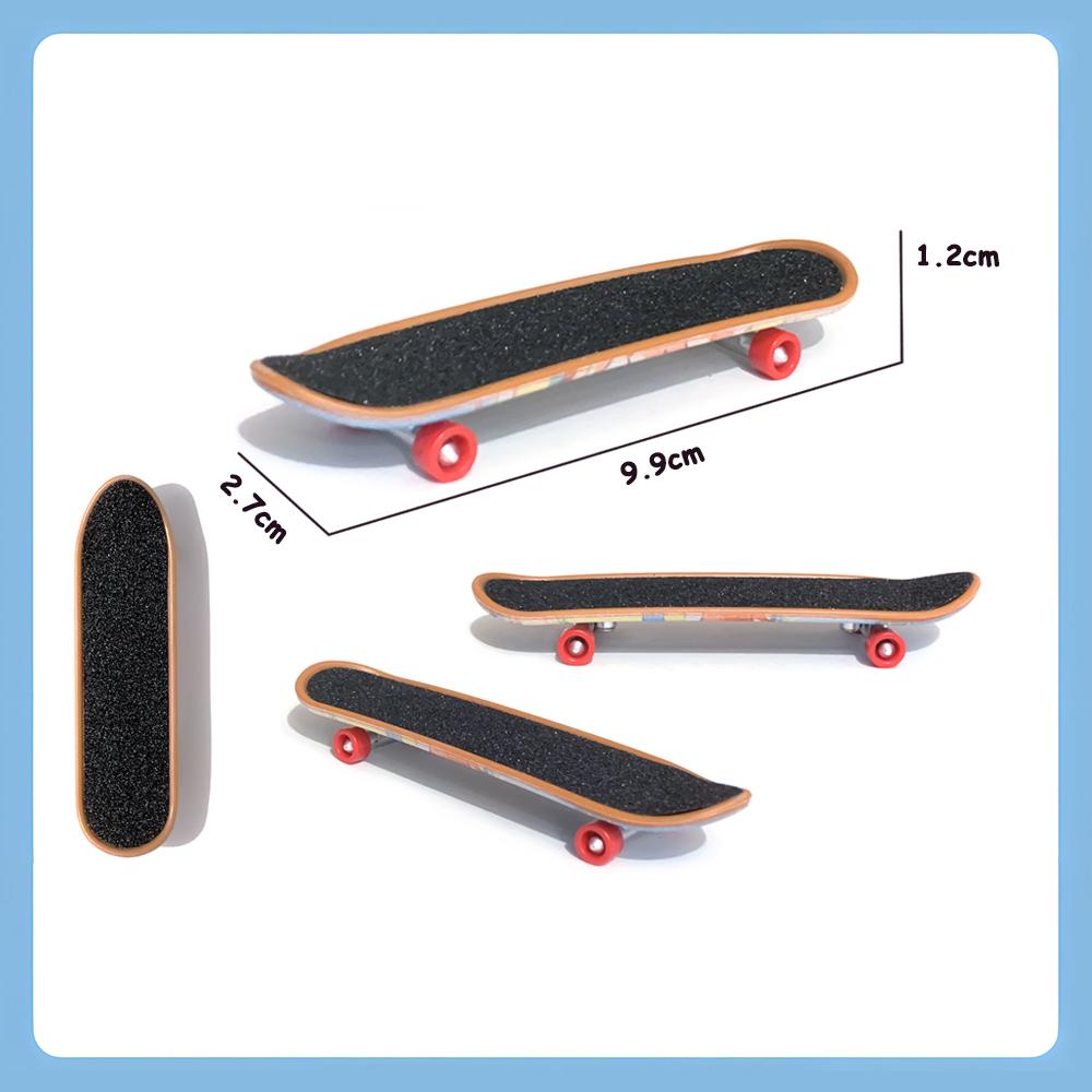 3 Stile Bluey und Bingo Anime Figur Skateboarden Roller Skatepark Modell Kinder Finger Skateboard Spielzeug