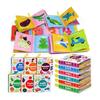 Dr. Rapeti Baby Cloth Picture Book, Baby Toy, Japanese, English, Bilingual, Set of 6 Volumes, Sounding Whistle, Soft, Washable, Can Be Taken In the