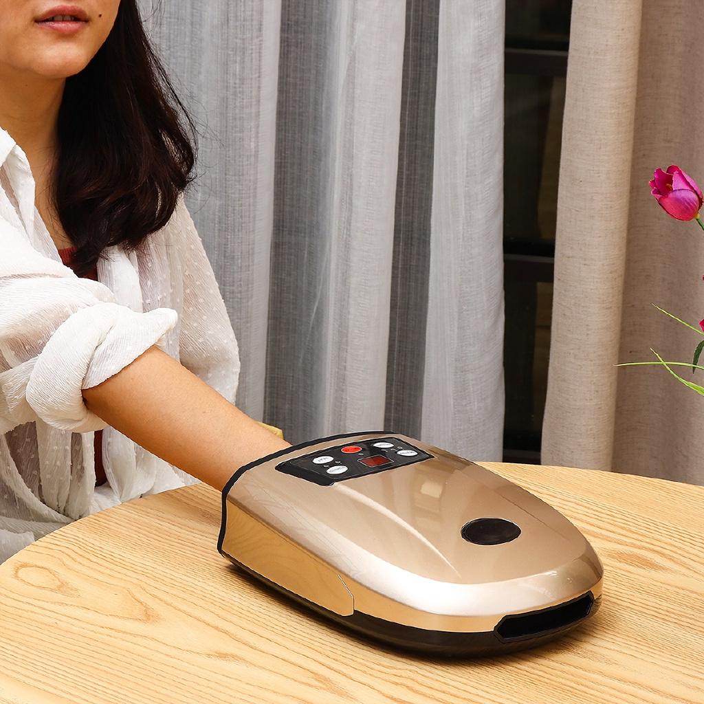 AC100-240V Air Compression Finger Massager Electric Heated Hand Massager Physiotherapy Equipment Pressotherapy Palm Massage Device