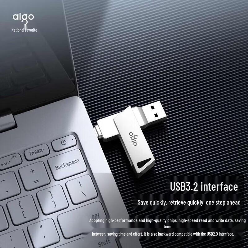 aigo U350 Type-C Dual Interface USB 3.2 Mobile Flash Drive