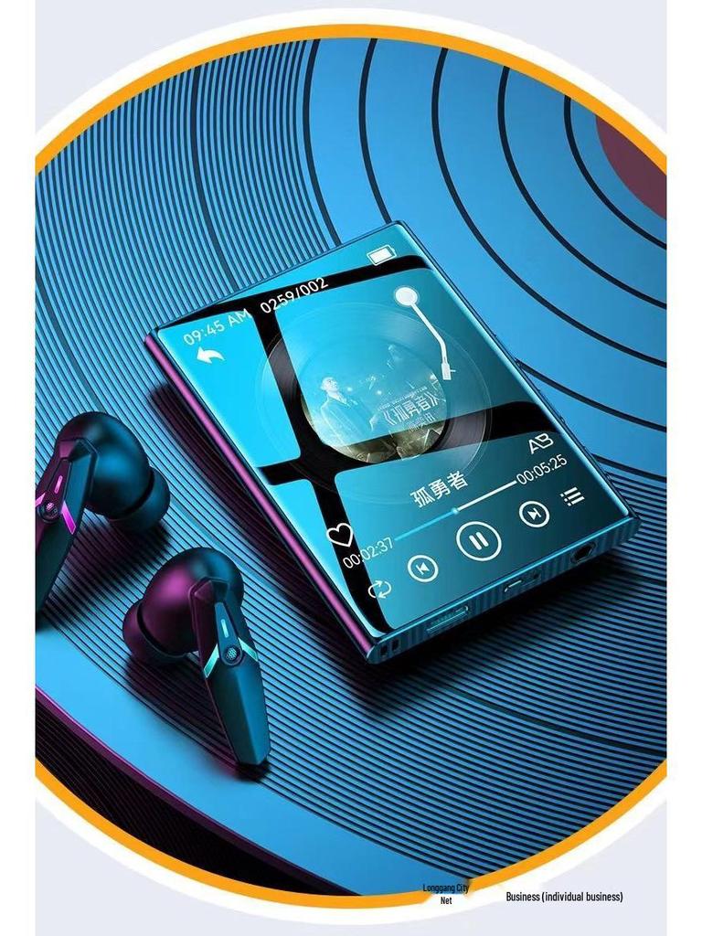 Smart MP4 Player for Students: Bluetooth, Full Touch, Large Screen, English Songs & Novels