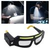 Comfortable Full View Floodlight Goggles Lightweight LED Headlight Glasses Lightweight