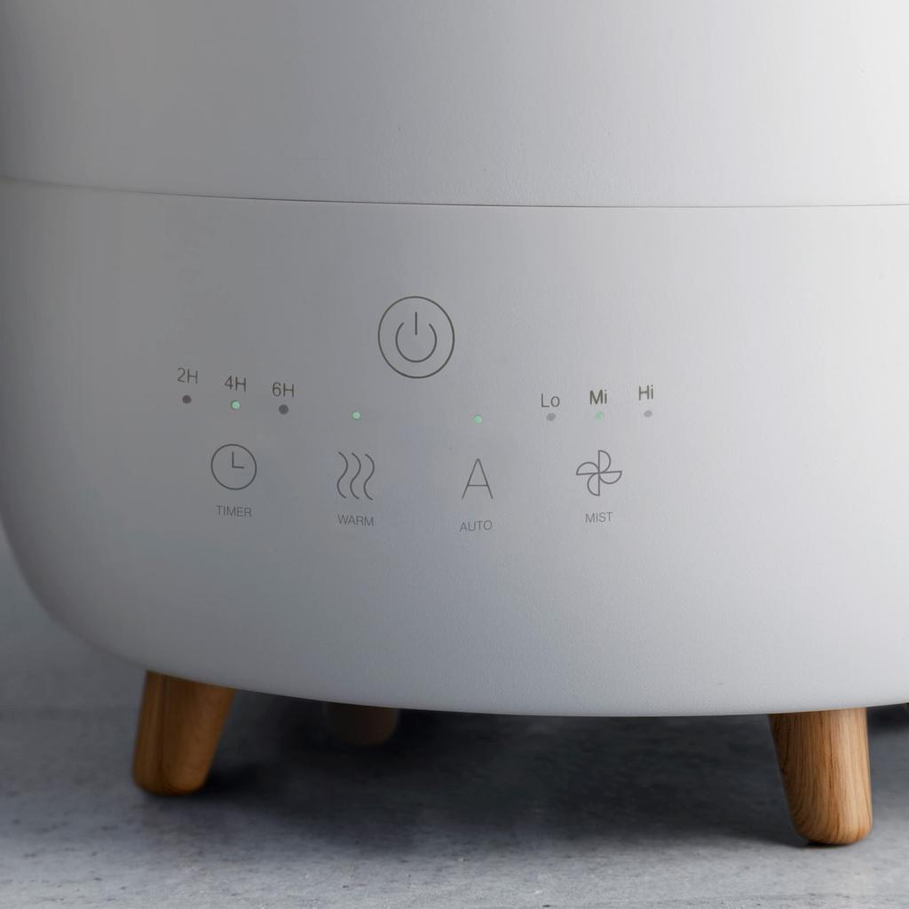 Three Up Hybrid Humidifier Maximum Humidification Volume 10 Tatami Fogmis White with 1 Year Warranty Limited To Authorized 3.5L 350ml/h HB-T2153WH