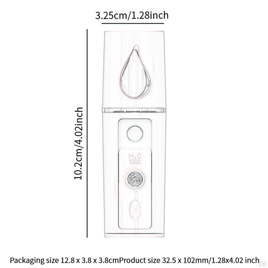 Handheld Face Steamer Nano Facial Mister for Eyelash Extensions Skincare