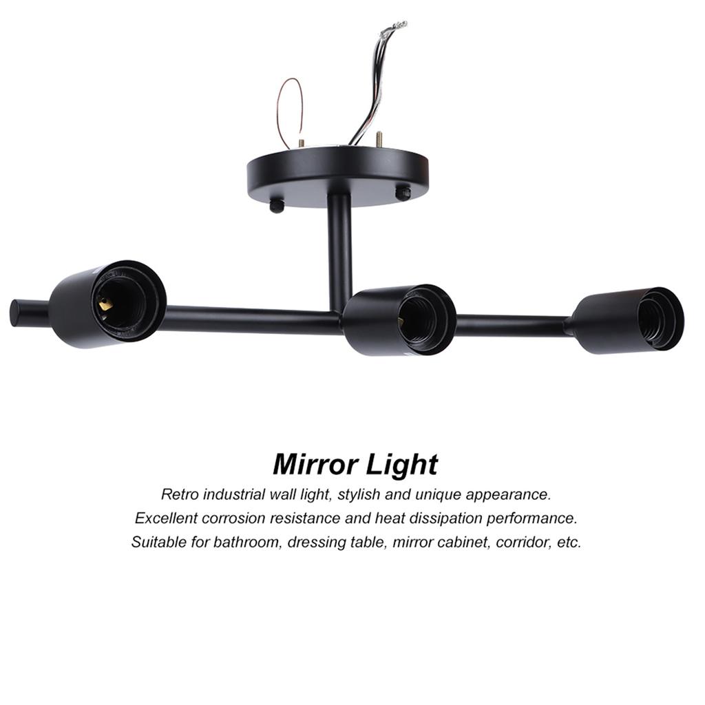 Innovative Vintage E26 Mirror Light Industrial Wall Lights for Kitchen Bathroom Dressing Table