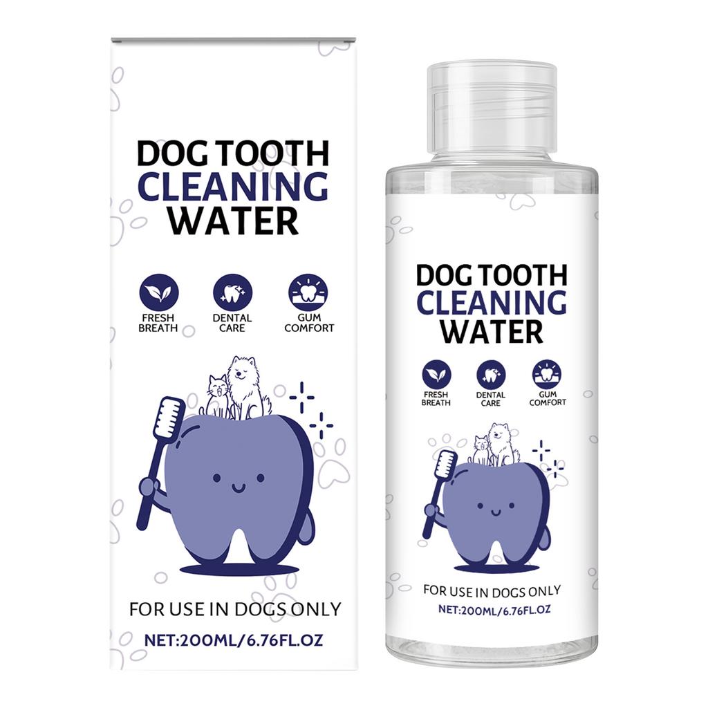 Dog Breath Freshener Natural Oral Care Water Additive Teeth Cleaner Deodorizer for Fresh Breath Tartar Control