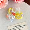 Beaded Flower Handcrafted Beaded Jelly Shoes Shoes Buckles Sandals Accessory For Woman Removable Shoe Accessories