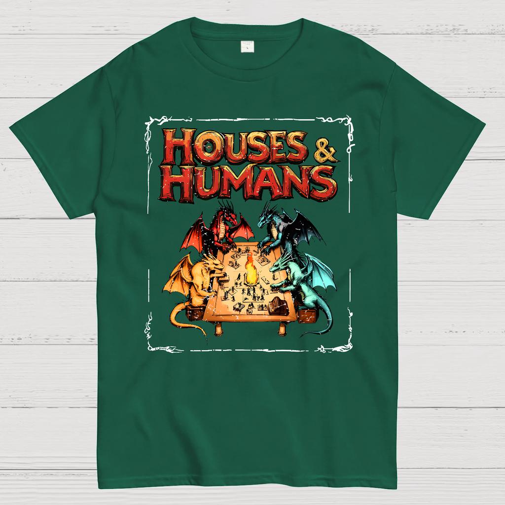 Houses and Humans D&D Cotton Summer Casual Cool Loose T-Shirt