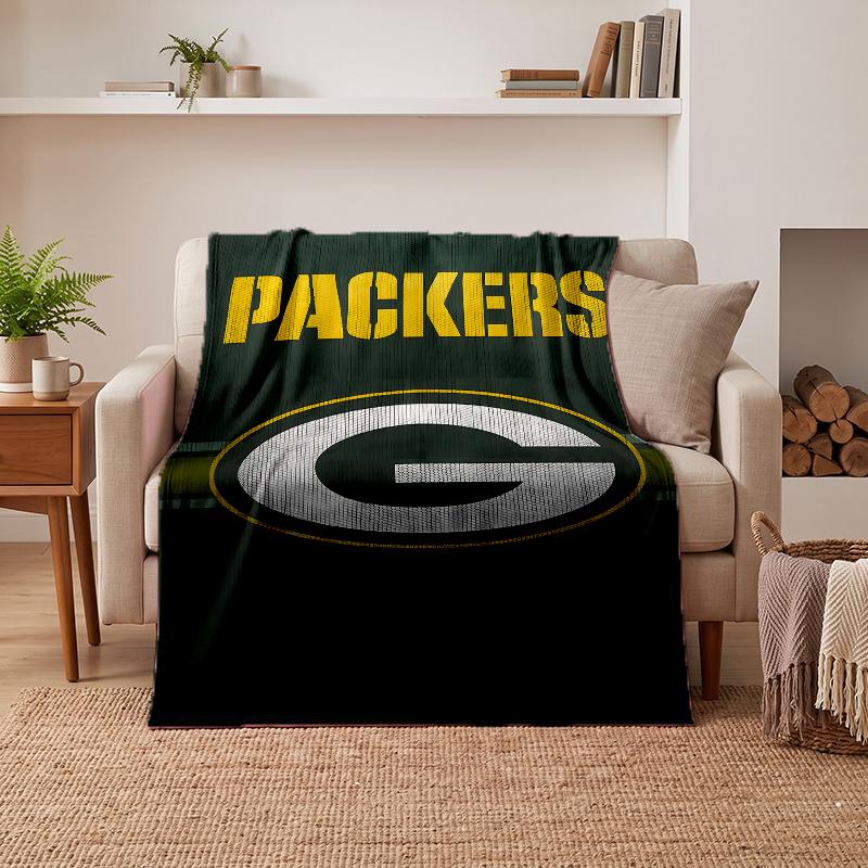 Coperte in Flanella Morbida e Calda Green Bay Packers Coperta Confortevole per Decorazione della Casa e Regalo