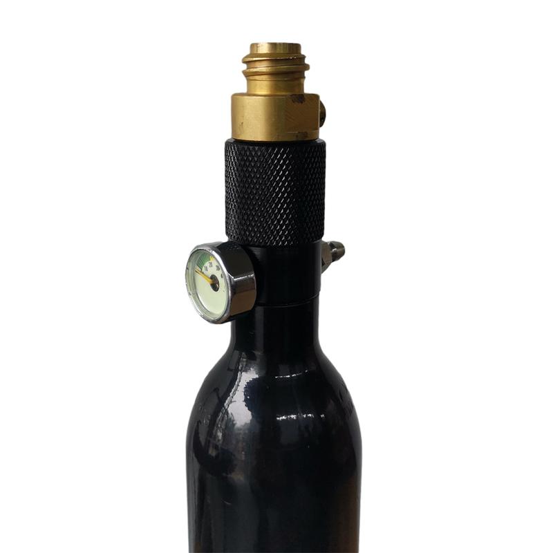 M18x1.5 Thread Pressure Tester Air Cylinder Adapter Extended Valve Adaptor For HPA Tank