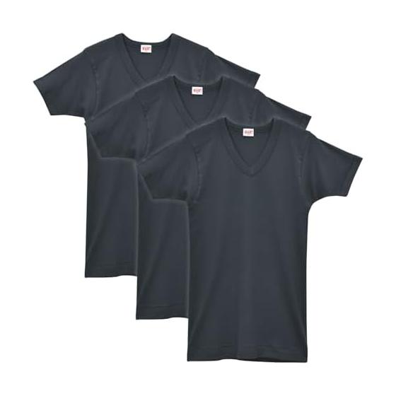 B.V.D. V-neck short-sleeved T-shirt GOLD Gold V-neck short-sleeved T-shirt 3-piece set (reprint version) 100% cotton cotton men s
