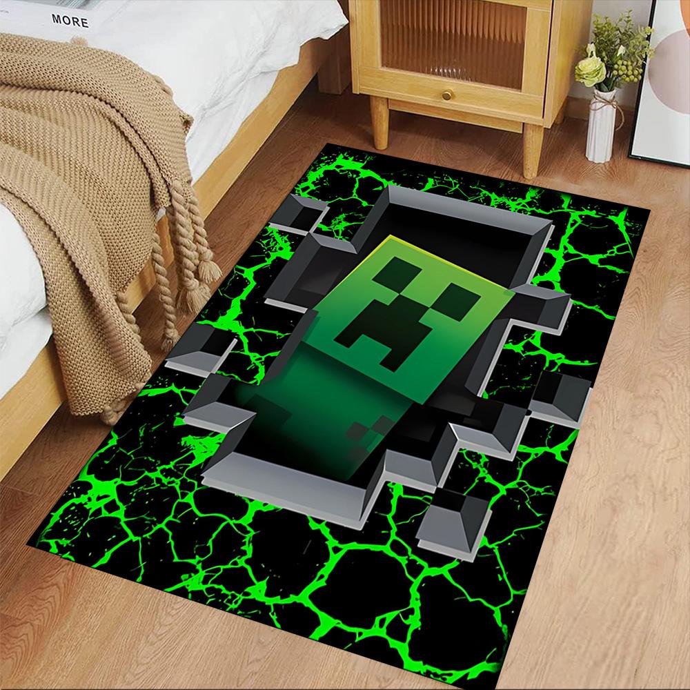 Minecraft Underground Adventure Floor Rug Office Rug Perfect for Bedrooms Hallway Living Rooms Dormitory Antislip Carpet Office home decor