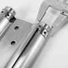 Double spring hinge stainless steel two way door hinge automatic closing for doors with expected load 15 to 25 kilograms