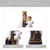 Sacred Virgin Marys Figurine With Infant Resin Virgin Marys Statue Holiday Decors For Home Mantels Desktop Centerpieces