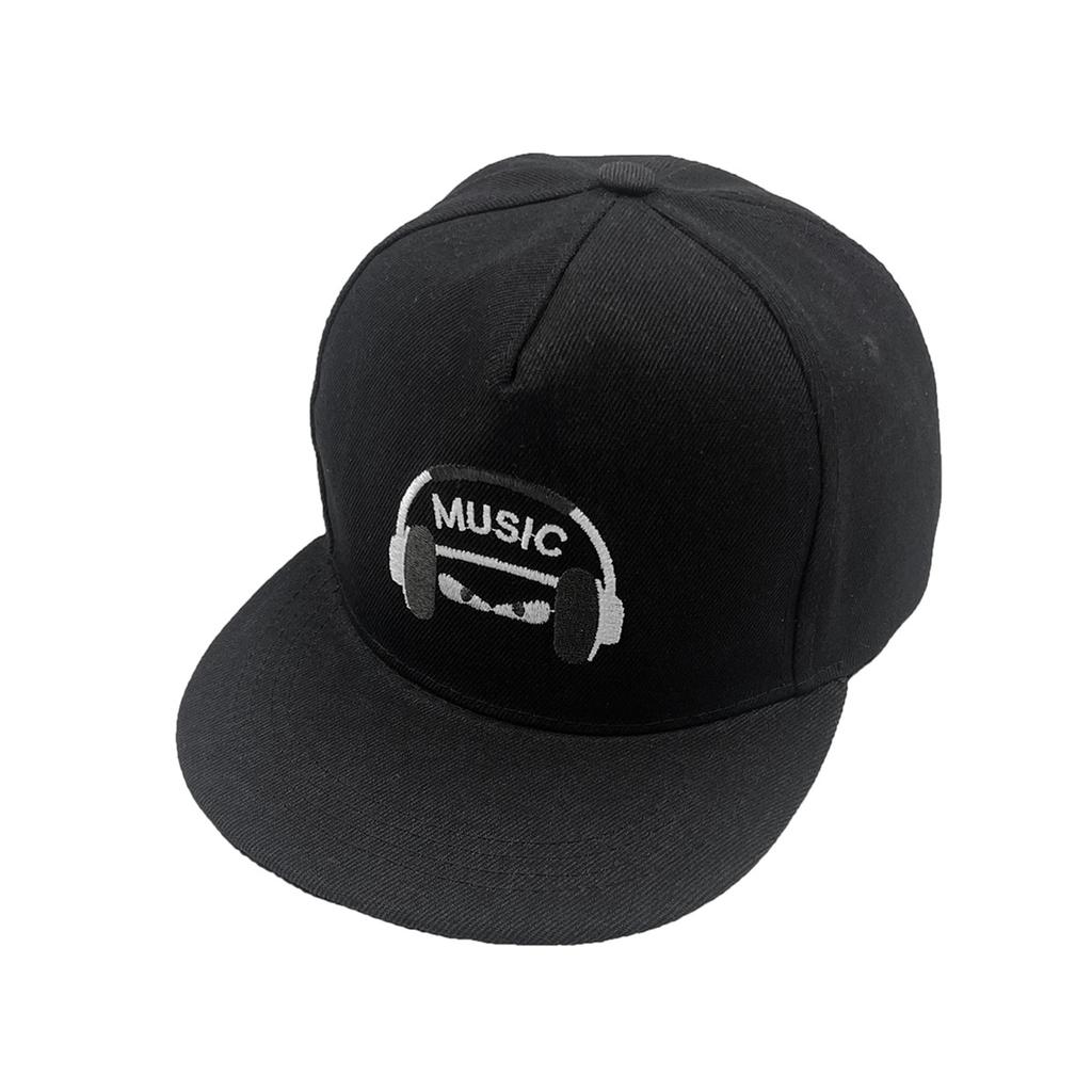 Music Headphones Baseball Cap Men'S And Women'S Fashion Hip Hop Hat Summer Visor Outdoor Sports Flat Brim Hat