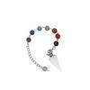 1PC Healing Chakra Crystal Conical Pendulum Pendant Witchcraft Energy Balancing Accessories Divination Dowsing