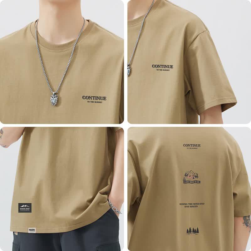 Mark Fairwhale Men's Pure Cotton Casual T-Shirt