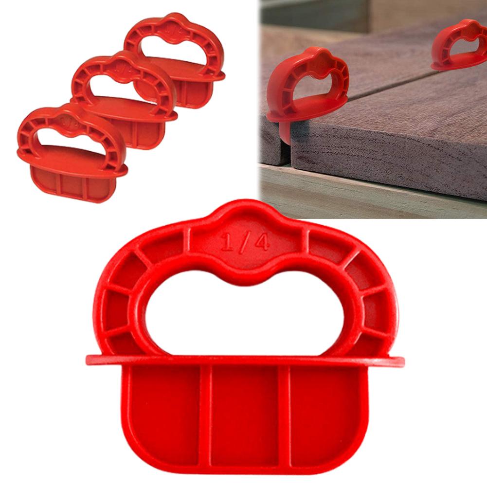 

12Pcs Deck Board Spacer Rings Lightweight Decking Board Spacer Rings Deck Jig Spacer Rings for Pressure Treated Composite Plank Italy