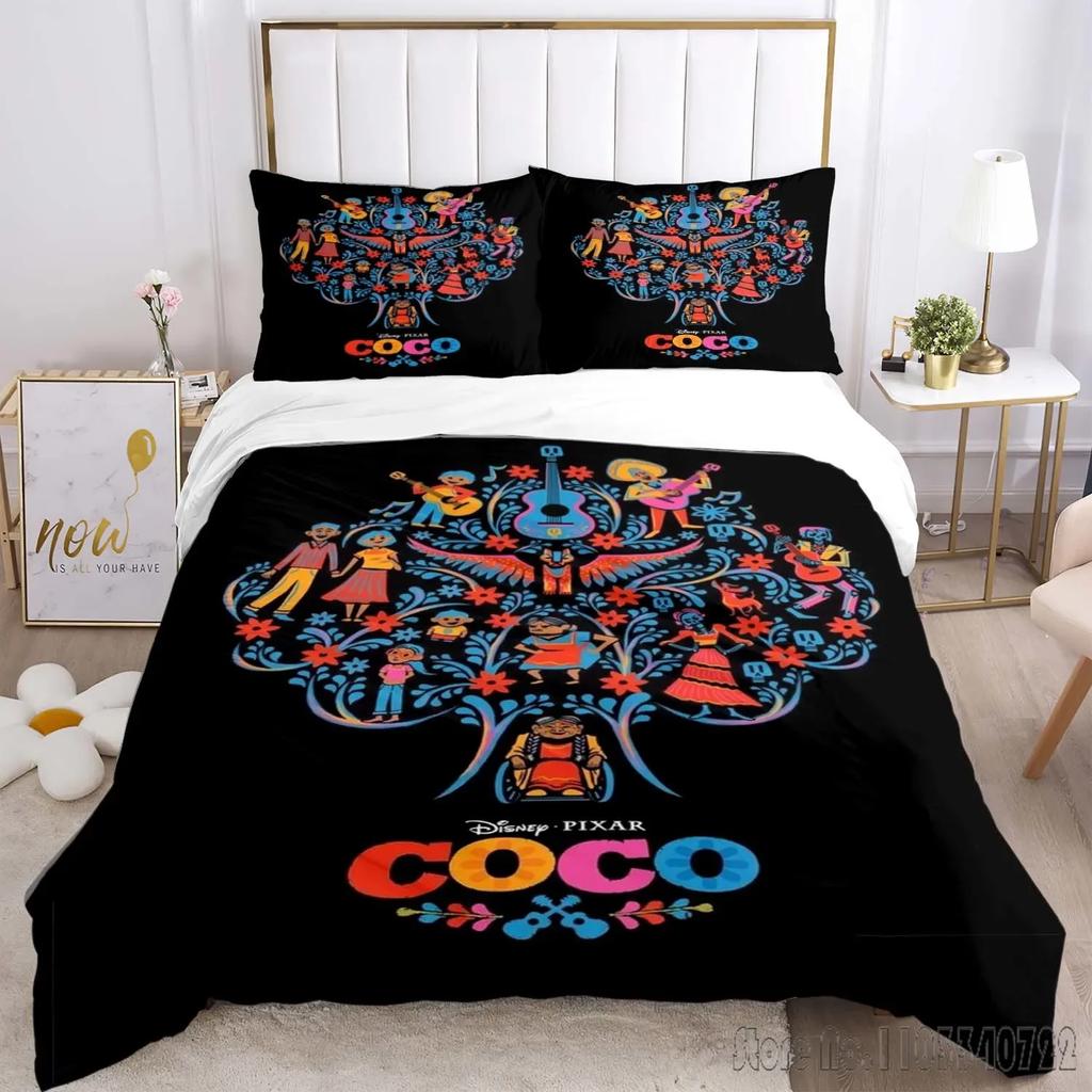 Wzór Coco Miguel Zestaw Poszewki na Kołdrę HD Poszwa na Kołdrę dla Dzieci Zestawy Pościeli Pościel Dekoracja Sypialni