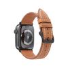 Applicable To Iwatch 1234567 Generation Watch Strap, First Layer Calfskin High-End Pin Buckle Watch Strap
