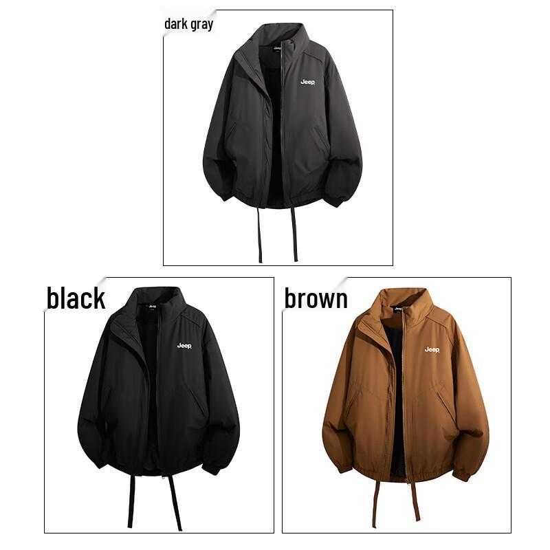 JEEP Men's Stand Collar Padded Jacket