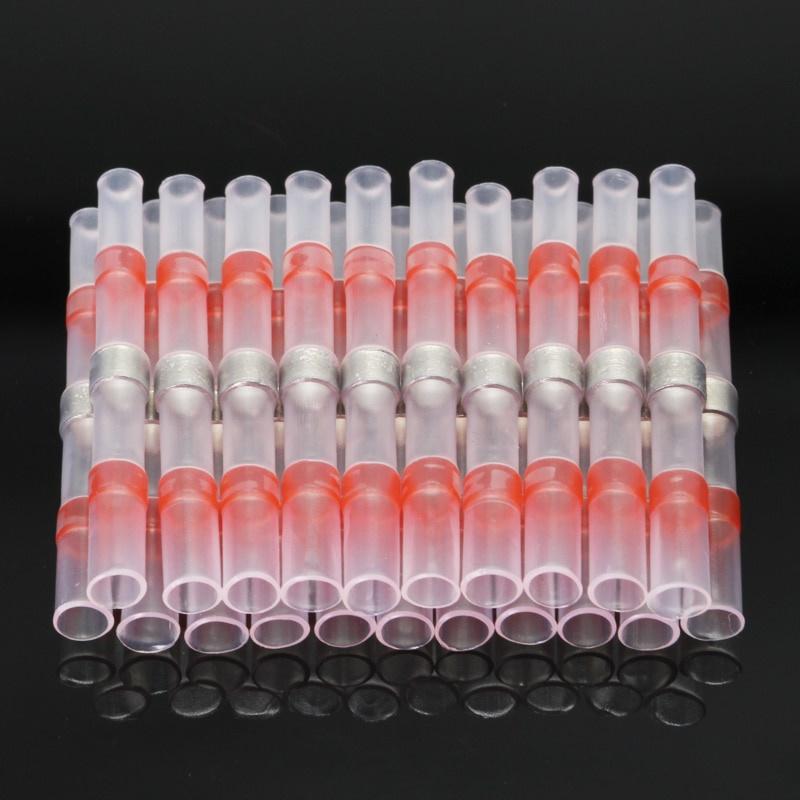 50PCS Thermal Shrinkage  Electrical Car Wires Connector Solder Extrusion Terminals Block Cable Termination Wireway Clamping
