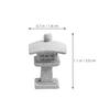 Japanese Pagoda Lantern Stone Sculpture Miniature Zen Garden Decor Aquarium Landscaping Ornament for Indoor Outdoor Garden